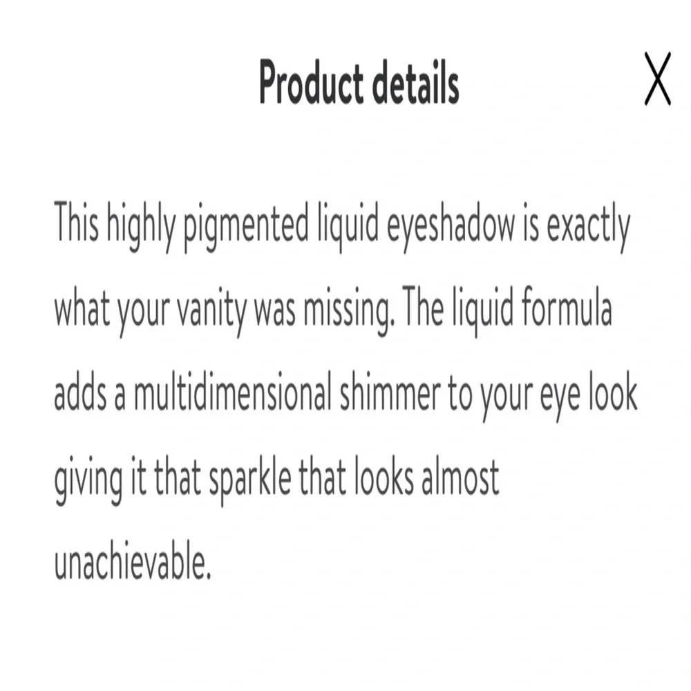APPEAL GOLD LIQUID EYESHADOW